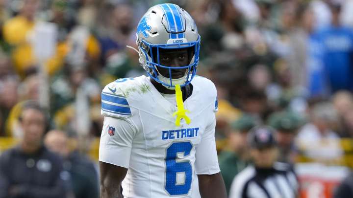 Lions’ Terrion Arnold suffers concussion during Commanders game