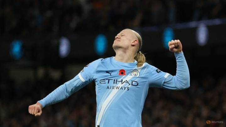 Haaland shines with two goals as Manchester City beat Bournemouth