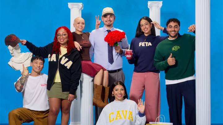 Cava is launching a merch shop with shirts, socks, and hats inspired by its iconic ‘slop bowl’ ingredients