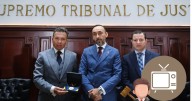 Reconocen a Lemus en el 201° aniversario del Poder Judicial por impulsar el nuevo canal Judicial TV