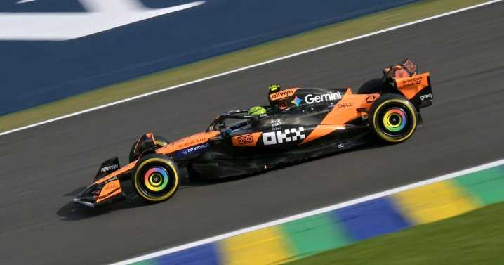 Norris saldrá desde la pole en el GP de Brasil