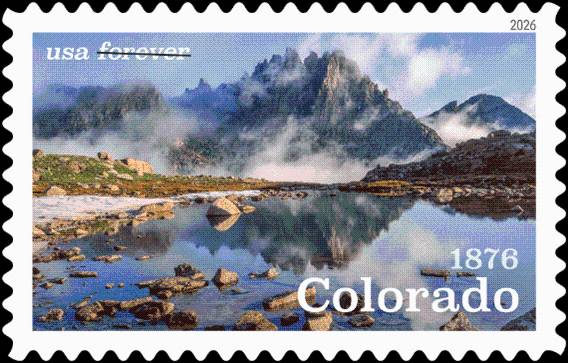 Colorado to be featured on statehood stamp in 2026 as state reaches 150th year