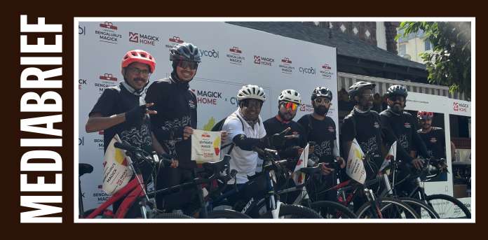 MagickHome India celebrates Karnataka Rajyotsava with cycling expedition tracing state map
