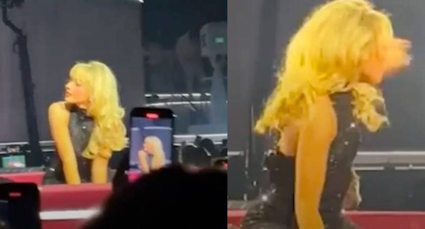 ¡Imperdible! Sabrina Carpenter responde con asombro tras un inesperado lanzamiento de esposas en pleno show. ¡Mira el emocionante momento en video!