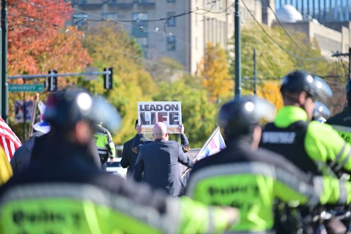 Amid clown protesters, Boston men’s march for life remains ‘prayerful’