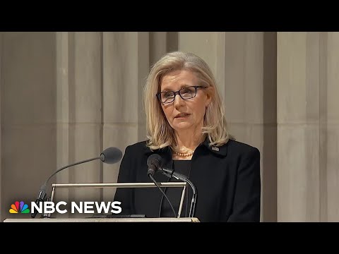 'A giant to the end': Liz Cheney remembers her father's legacy at his funeral