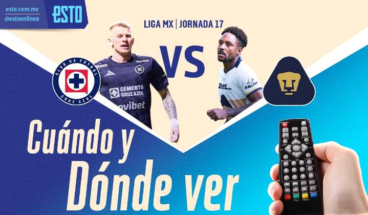 Cruz Azul vs Pumas,: horario, fecha y transmisión del partido de la jornada 17 del Apertura 2025
