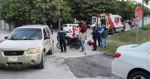 Dos motociclistas lesionados en accidentes distintos en Ciudad Valles