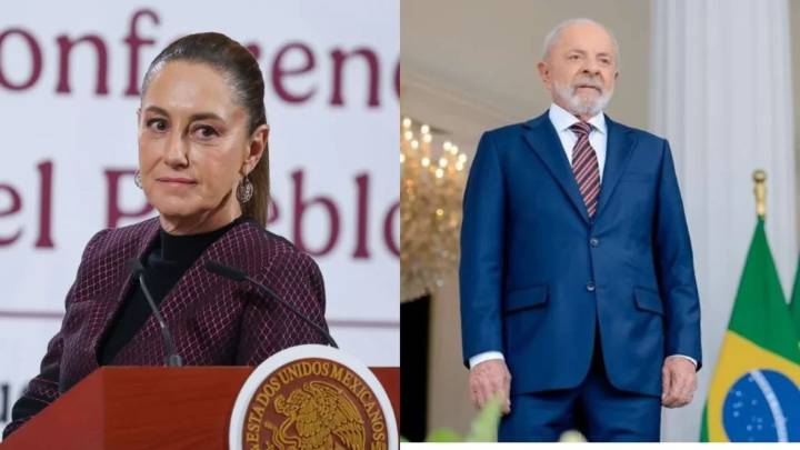 Sheinbaum conversa con Lula sobre mantener cooperación con Brasil