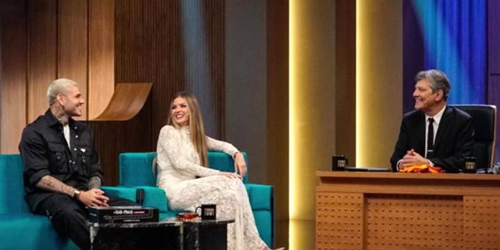 Cuál fue el regalo que recibió Mario Pergolini tras la entrevista que le hizo a la China Suárez y Mauro Icardi