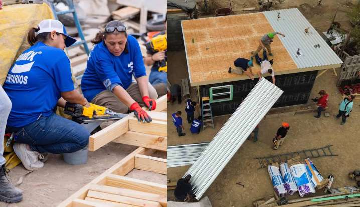 Empleados de Bendix se suman a proyecto de vivienda para familia vulnerable en Ciudad Acuña