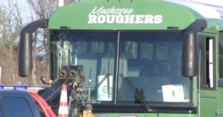 Muskogee Public Schools bus crashes, no major injuries