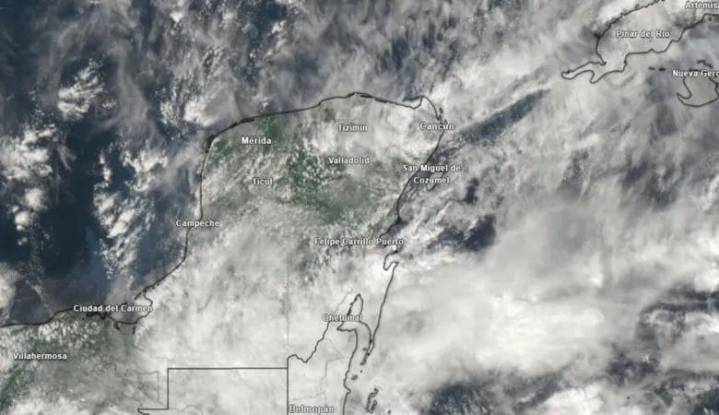 Termina la semana con la influencia de una vaguada en la península de Yucatán