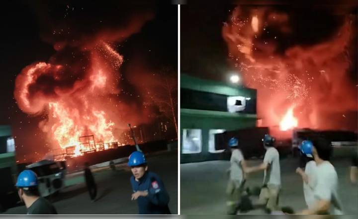 Trabajador de planta nuclear en Ezeiza capta los momentos de terror que vivió durante la explosión de la fábrica: "Corran"