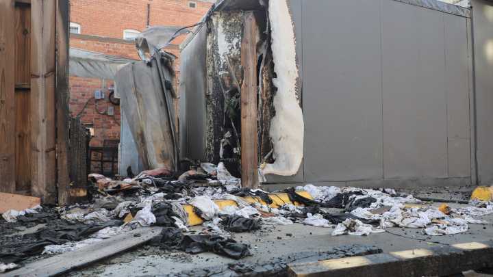 Firefighters respond to blaze at Crystal Beer Parlor in Savannah