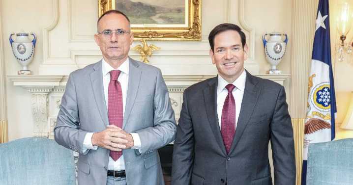 Marco Rubio recibe a José Daniel Ferrer en Washington y reitera su apoyo al pueblo cubano