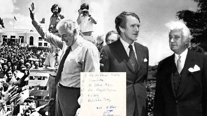 The Dismissal 50 Years On: The scrawled Malcolm Fraser note that casts doubt on claim Sir John Kerr ‘betrayed’ Gough Whitlam