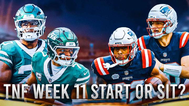Jets-Patriots Fantasy Football Week 11 Start ‘Em, Sit ‘Em