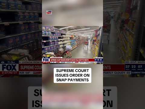 Supreme Court issues order to block full SNAP payments