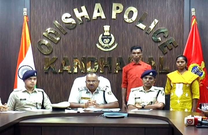 Two Maoists active since 2018 lay down arms before Odisha Police