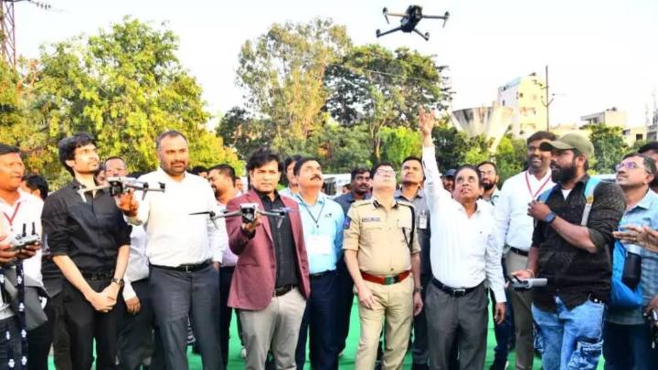 GHMC Commissioner Launches Drone Surveillance 'Jubilee Hills Bypoll'