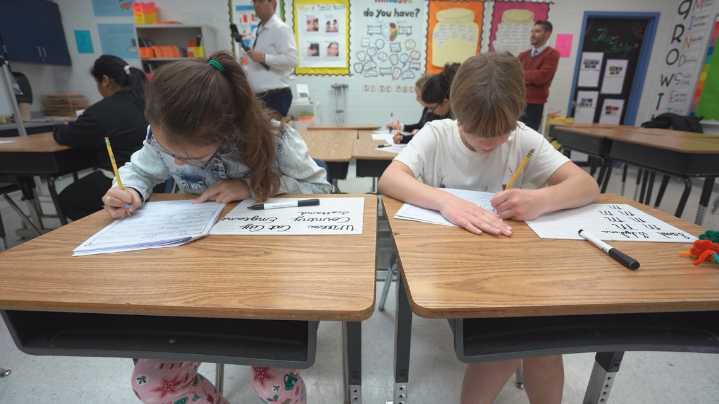 Inside the middle school club bringing cursive, and confidence, back to life