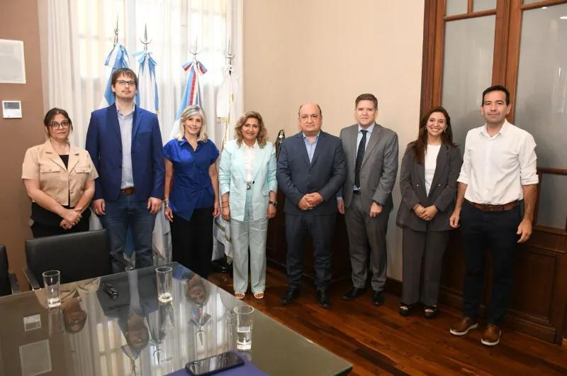 Fuentes mantuvo una reunión con el titular de la Asociación Argentina de Presupuesto y Administración Financiera Pública