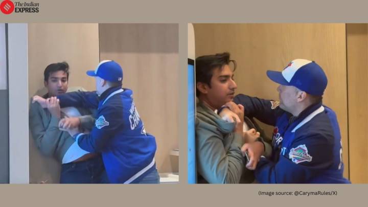 ‘Law and order in Canada is even worse than in Bihar’: Viral video of drunk Canadian assaulting Indian inside Toronto food outlet sparks outrage