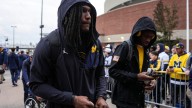 Michigan football linebacker Jaishawn Barham injured vs. Purdue