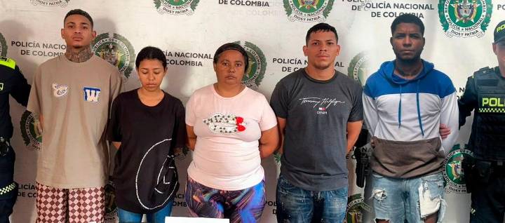 Policía desmanteló a ‘Los Costeños-Ciudad Paraíso’ en Soledad: 5 capturas y 4 notificados