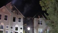 Crews work tow extinguish fire at Montco townhouses