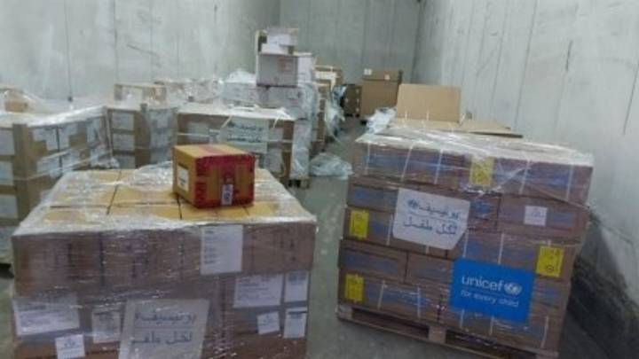 UNICEF acusa a Israel de bloquear la entrada de jeringuillas para vacunar a niños en Gaza