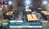 A golpes y botellazos: Abogado y fiscal pelean dentro de un restaurante en Casma