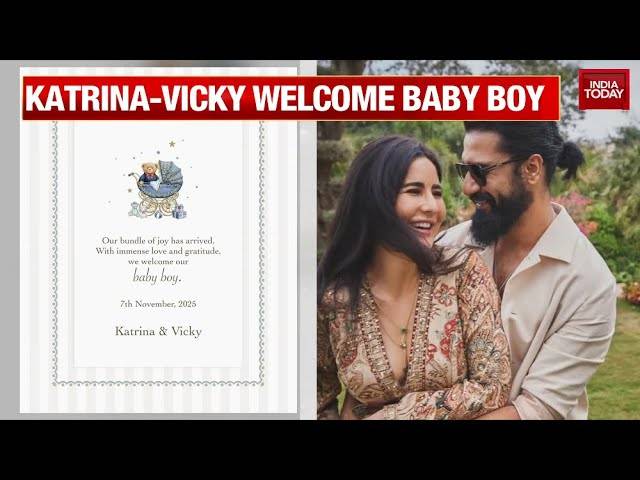 Katrina Kaif-Vicky Kaushal Welcome Baby Boy, Announce 'Bundle Of Joy' Has Arrived