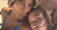Hailey Bieber & Kendall Jenner Pose for Selfie in Contrasting Bikinis