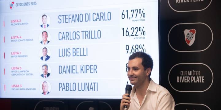 El primer discurso de Stefano Di Carlo tras convertirse en presidente de River Plate