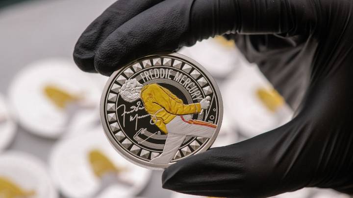 Britain's Royal Mint issues special Freddie Mercury coin in tribute to the Queen front man