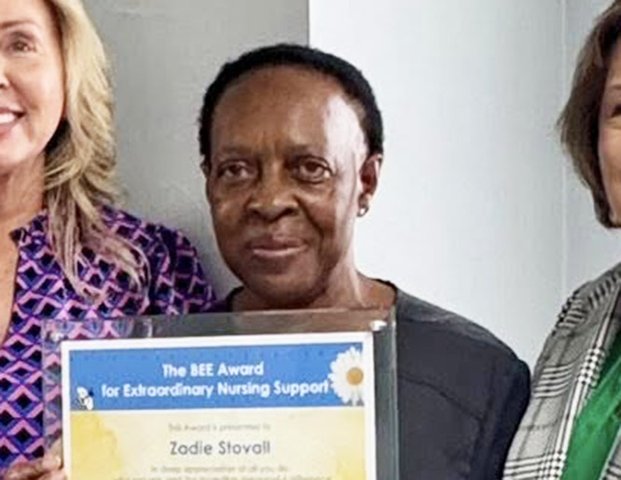 Optim Medical Center-Screven honors Ben Peacock, Zadie Stovall with nursing awards