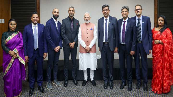 ‘Fruitful interaction’: PM Modi after meeting Indian-origin tech entrepreneurs in Johannesburg