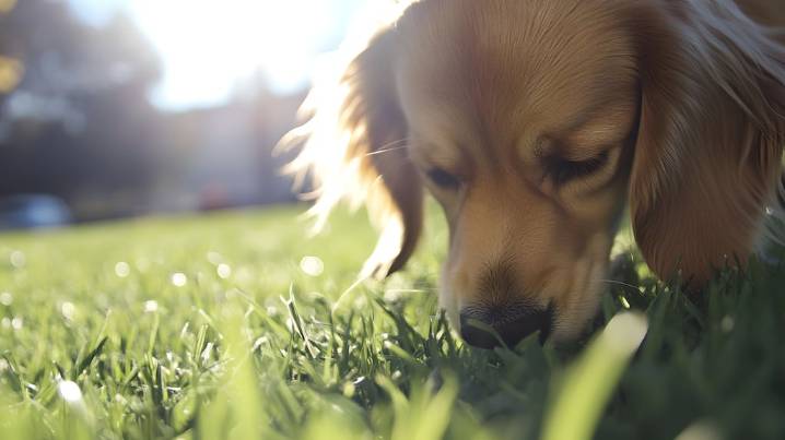 Qué significa que tu perro coma pasto, según un adiestrador canino