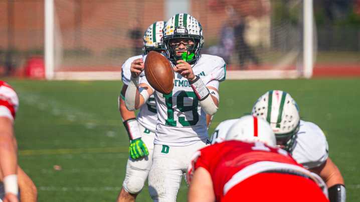 Receiver steps in at quarterback to lead Dartmouth past New Bedford
