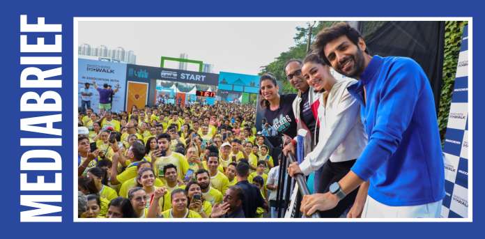 Skechers wraps up 6th Walkathon in Mumbai with Kartik Aaryan and Ananya Panday