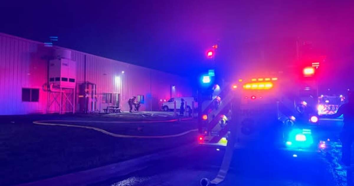 Hazardous materials found after fire at New Century AirCenter forces evacuation in Gardner, New Century