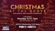 Christmas At The Grove: 24th annual tree lighting