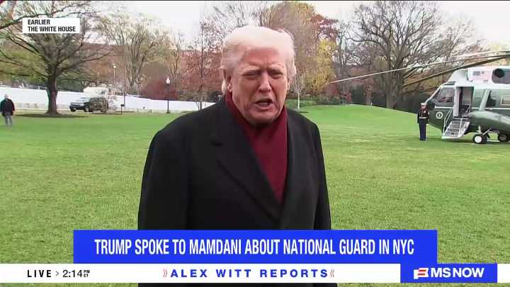 TACO Trump Backs Off Threat To Deploy National Guard To New York City