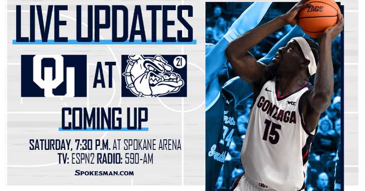 Live updates: No. 21 Gonzaga meets Oklahoma at the Arena
