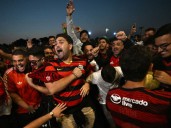 ¡Fiesta en Lima!: hinchas de Flamengo celebran título de la Copa Libertadores 2025