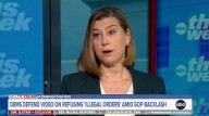 Senate Democrat ‘Not Aware’ of Trump Making ‘Illegal Orders’ Despite Her Warning