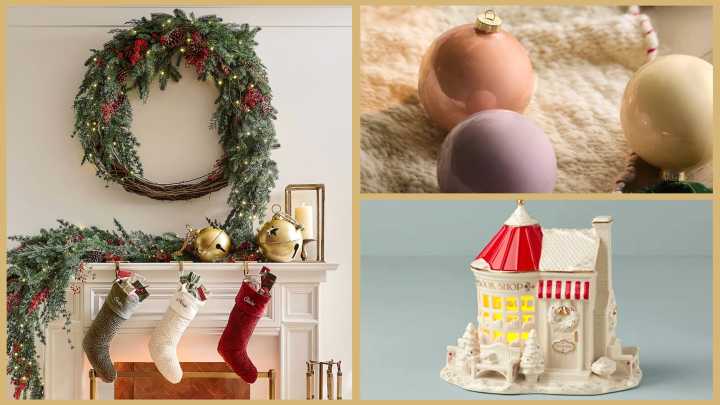 Shop holiday decor on sale for 70% off at Pottery Barn, Balsam Hill