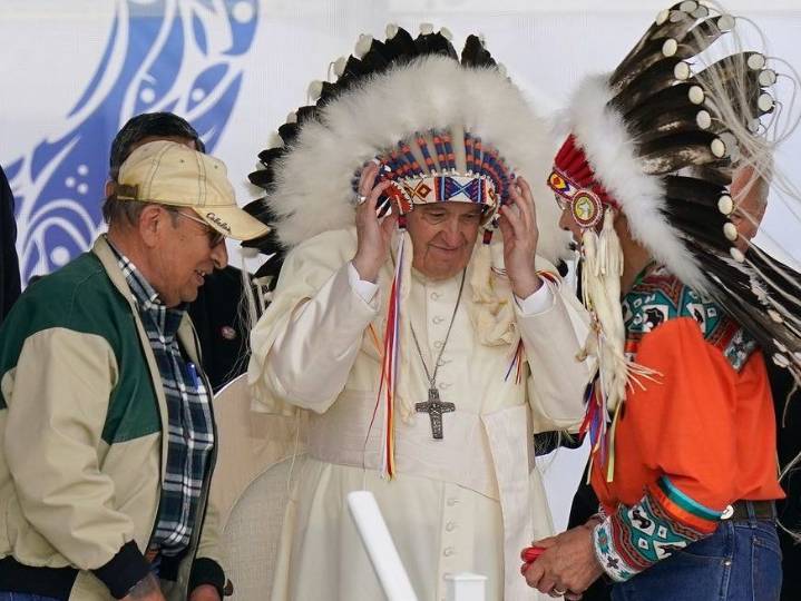 Pope returns 62 artifacts to Indigenous peoples from Canada